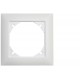 Plaque pour prise Edizio due Blanche