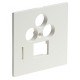Rosette Edizio 1xRJ45  pour prise multimedia