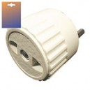 Adaptateur T1 USA/ALL/FR blanc