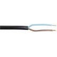 Câble électrique Td 2 x 0.75 mm noir bobine de 100 m