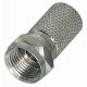 Fiche F à visser pour 7 mm